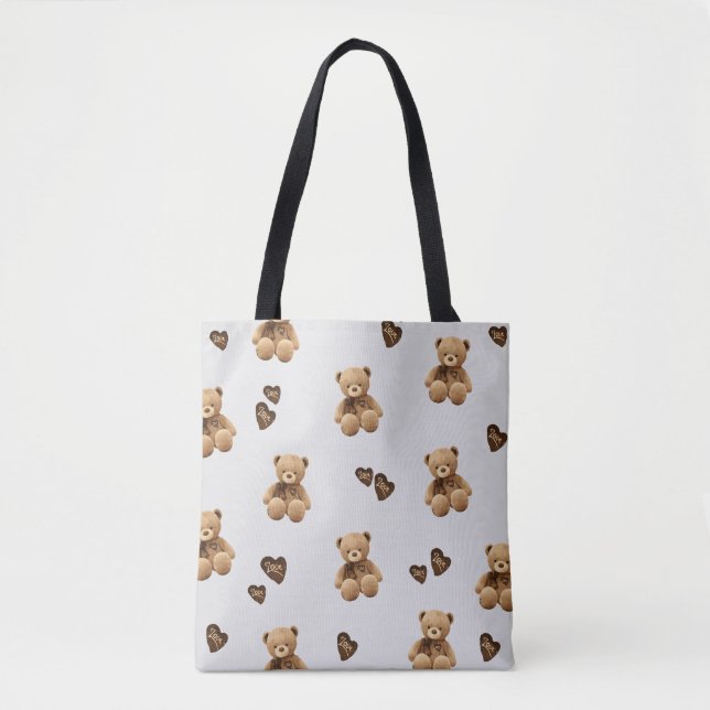 Bear pattern Tote Bag (Front)