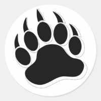 BEAR PAW Awesome Gay Bear claw B&W 3D effect