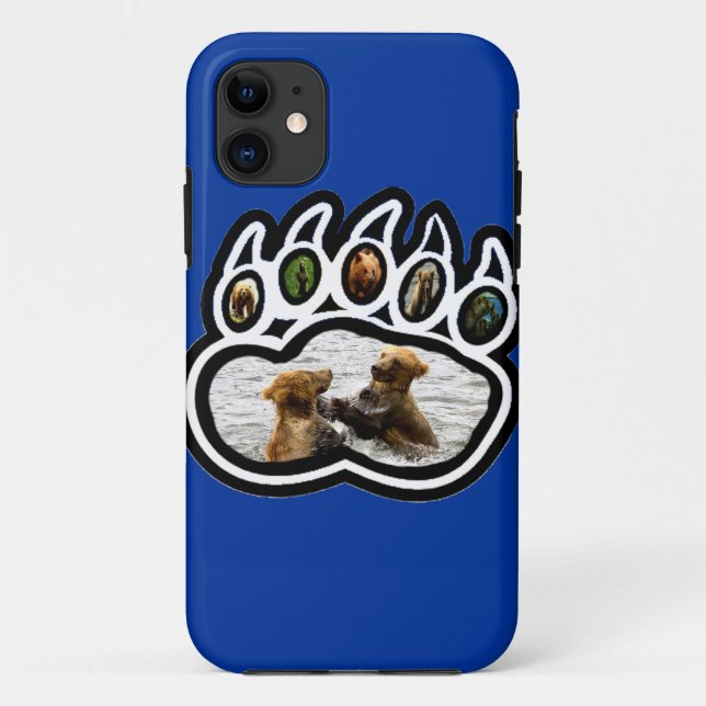 Bear Paw Case-Mate iPhone Case (Back)