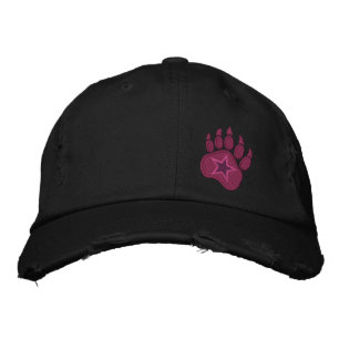Bear Paw Claws Wild Star Embroidery Embroidered Hat