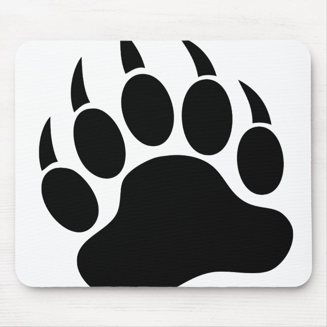 Bear Paw Mouse Pad (Front)