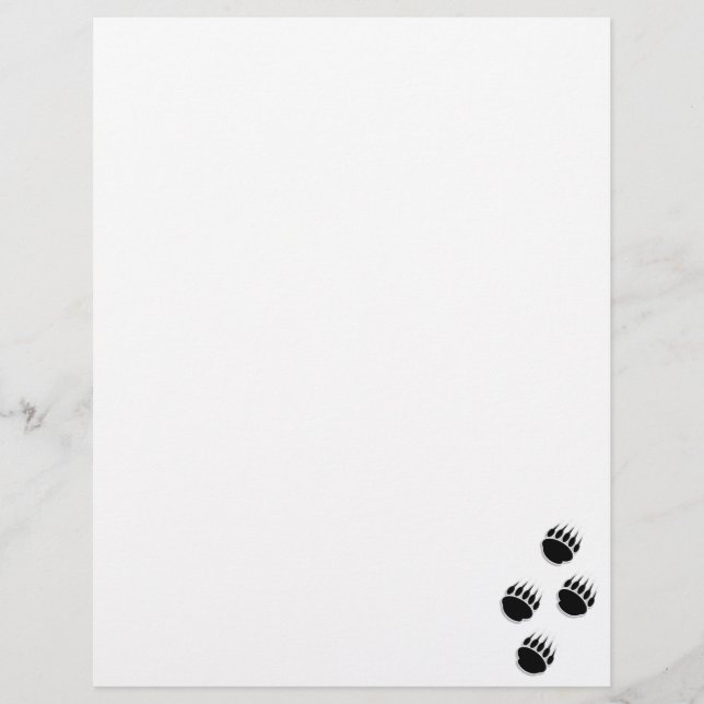 Bear Paw Print (Front)