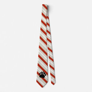 BEAR PAW PRINT TIE