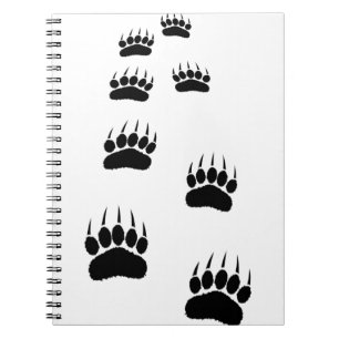 Bear Paw Prints Notebook