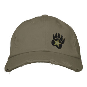 Bear Paw Wild Star Embroidery Embroidered Hat