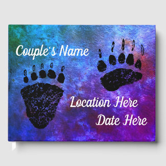 Bear Paws Blue - Guest Book