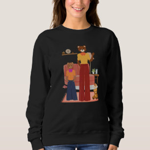 Bear People Mixed Family Home Cuddly Teddy Bears Sweatshirt
