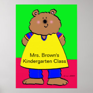 Bear/Personalise/Vera Trembach Poster