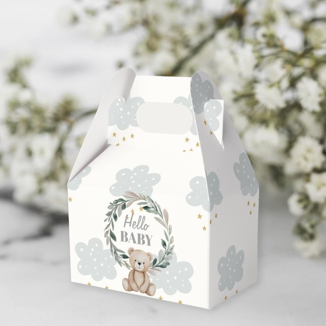 Bear Personalised Children’s Party Box Gift Bag (Creator Uploaded)