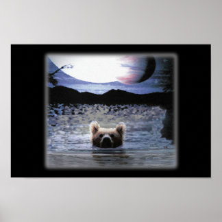 Bear Planet Poster
