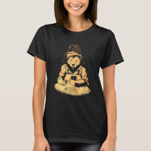 Bear Poker Player Playing Cards Lucky Gambler Casi T-Shirt