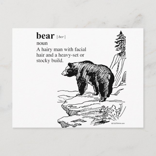 BEAR POSTCARD (Front)