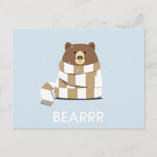 BEAR POSTCARD