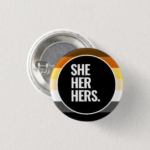 Bear Pride 3 Cm Round Badge