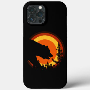 Bear pride bear pride flag sunset iPhone 13 pro max case