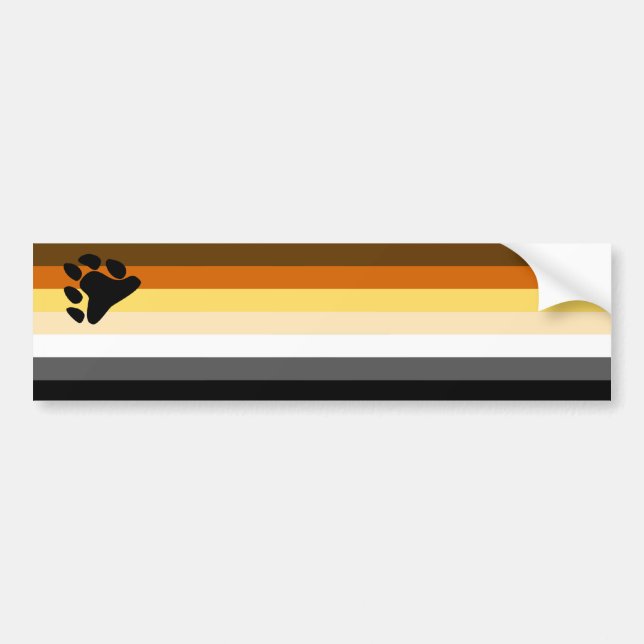 Bear Pride Bumper Sticker (Front)