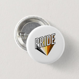 Bear Pride Burst 3 Cm Round Badge