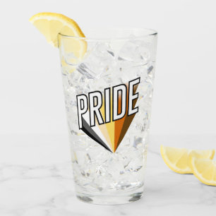 Bear Pride Burst Glass