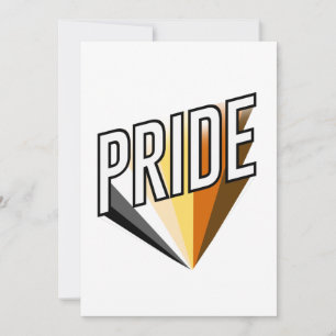 Bear Pride Burst Holiday Card