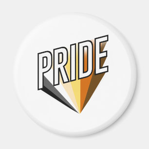Bear Pride Burst Magnet
