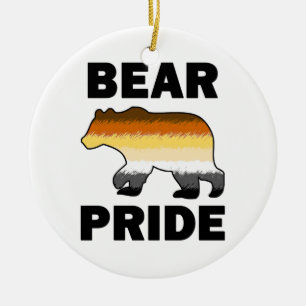 Bear Pride Ceramic Tree Decoration