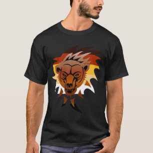 Bear Pride Colours Growling Bear T-Shirt