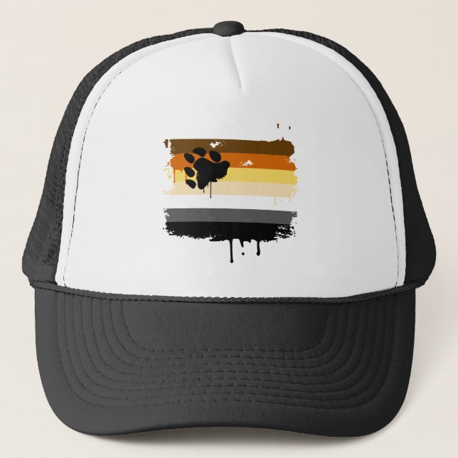 Bear Pride Colours Trucker Hat (Front)