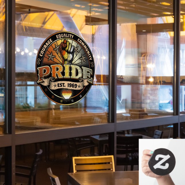 Bear Pride est. 1969 (Restaurant Window)