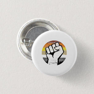 Bear Pride Fist Circle Print 3 Cm Round Badge