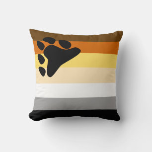 Bear Pride Flag Cushion