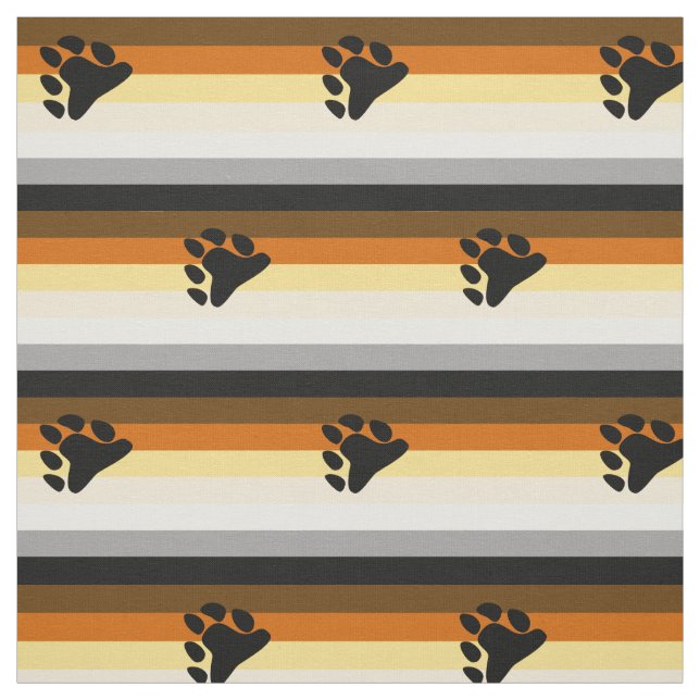 Bear Pride Flag Fabric (Swatch)