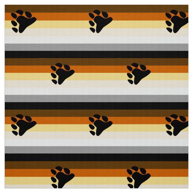 Bear Pride Flag Fabric (Swatch)