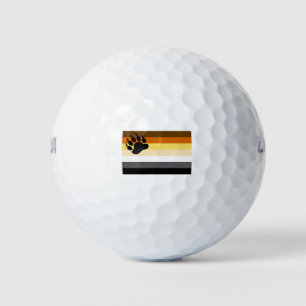 Bear Pride Flag Golf Balls