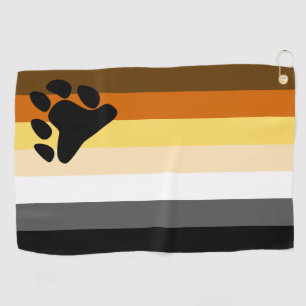 Bear Pride Flag Golf Towel