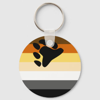 Bear Pride Flag Key Ring