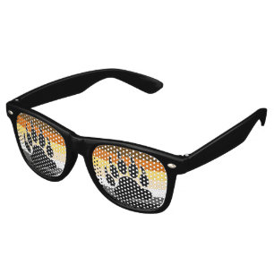 Bear Pride Flag Retro Sunglasses