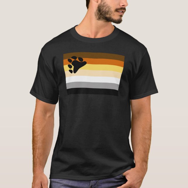 Bear Pride Flag T-Shirt (Front)