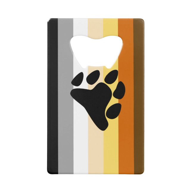 Bear Pride Flag with Paw (Front)