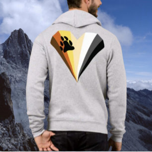 Bear Pride Heart Full-Zip Hoodie