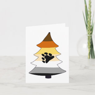 Bear Pride Holigay Tree Holiday Card