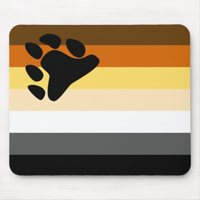 Bear Pride Mouse Pad (Front)