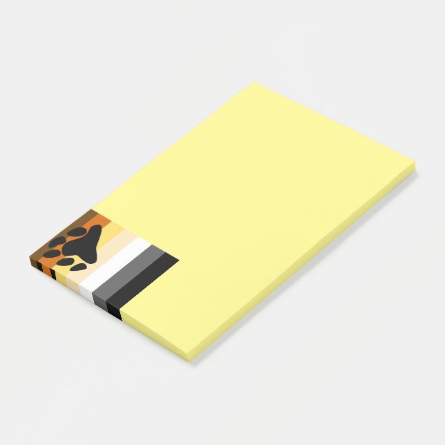 Bear Pride Post-it Notes (Angled)