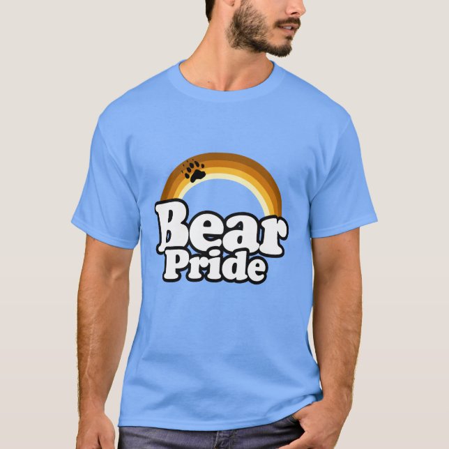 Bear Pride Rainbow Arc T-Shirt (Front)