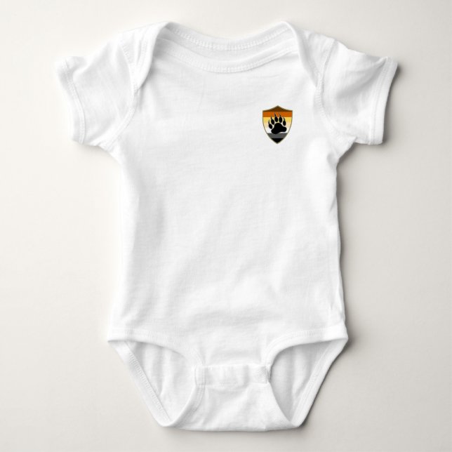 Bear Pride Shield Bear Paw - Shirt (Front)
