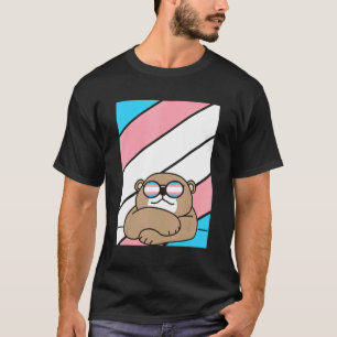 Bear Pride Transgender Flag LGBTQ Proud Ally Pride T-Shirt