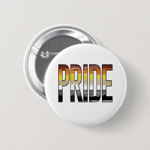 Bear Pride Word 6 Cm Round Badge