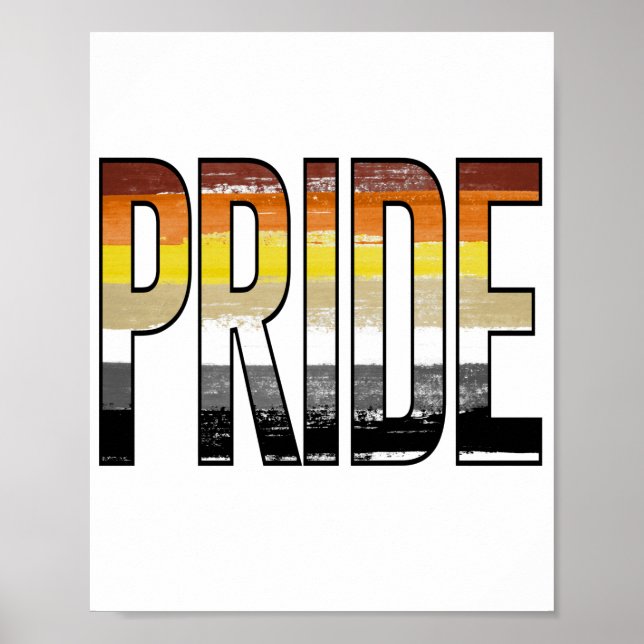 Bear Pride Word Poster (Front)