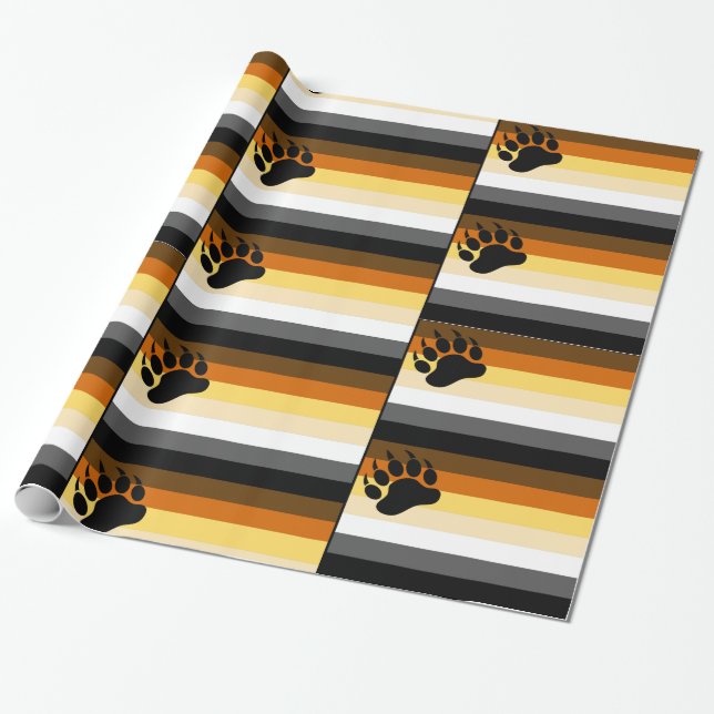Bear Pride Wrapping Paper (Unrolled)