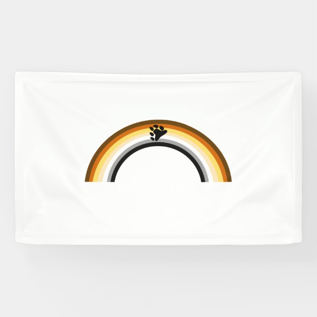 Bear Rainbow Banner (Horizontal)