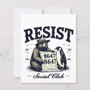 Bear Resist Protect National Park Anti Trump 8647 